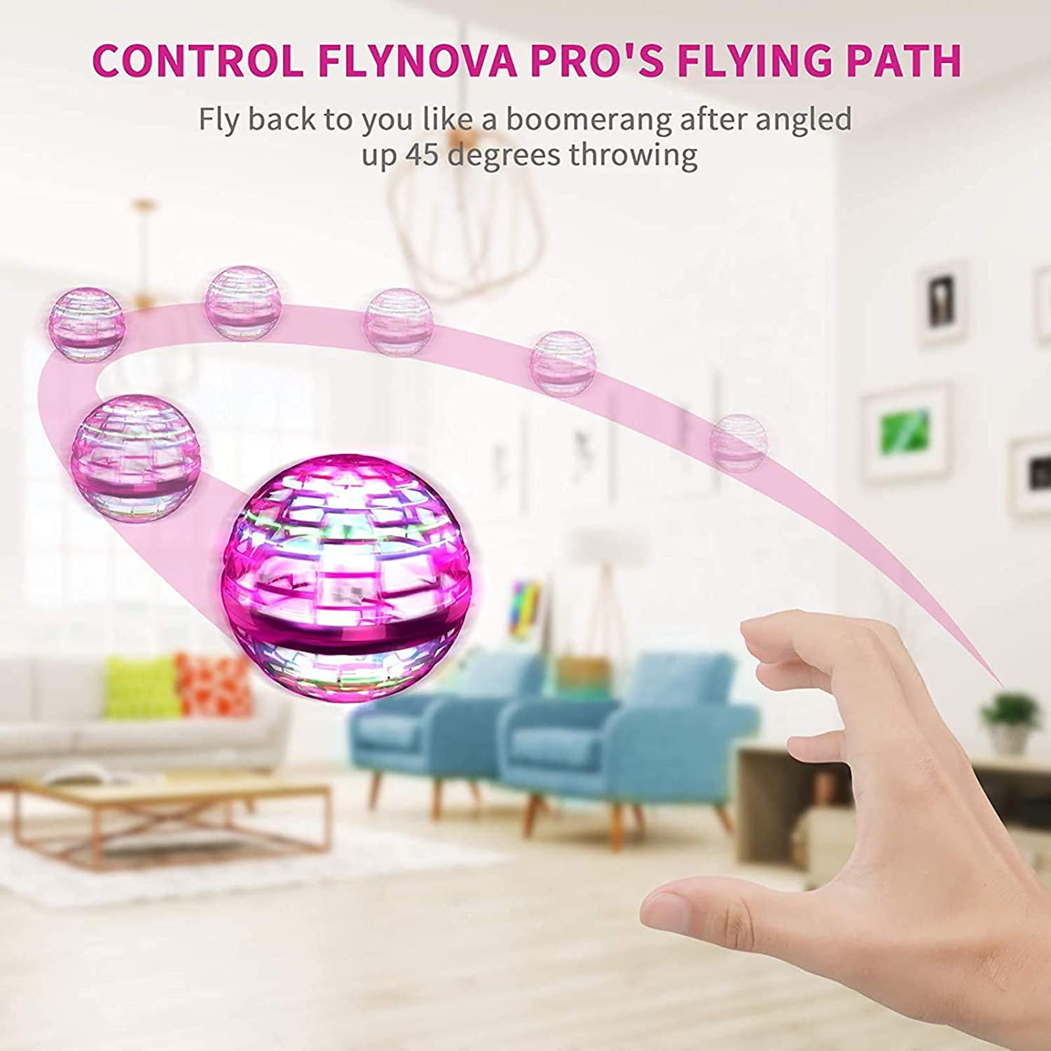 8057 Flying Ball Toys, USB Rechargeable Built-in RGB Lights 360°Rotating Magic Controller, Flying Orb Ball Boomerang Mini Pro Spinner Blastoise Toys 8057 Flying Ball Toys, USB Rechargeable Built-in RGB Lights 360°Rotating Magic Controller, Flying Orb Ball Boomerang Mini Pro Spinner Blastoise Toys